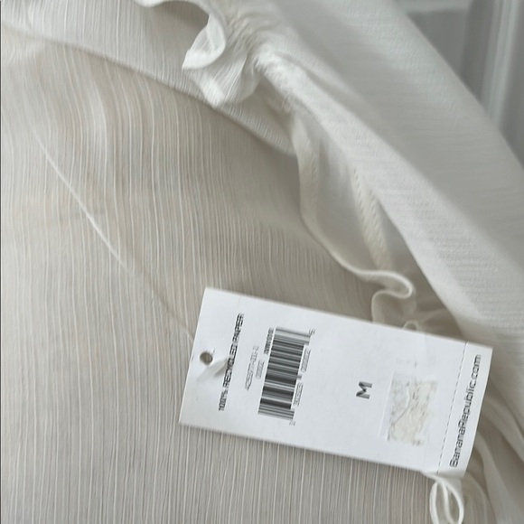 BR White Ruffle Blouse - Picture 4 of 4